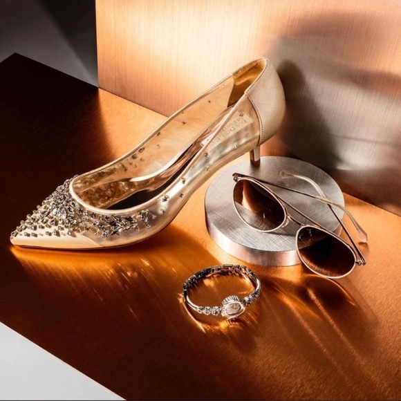 COPY - Badgley Mischka Onyx kitten heel pump - Picture 11 of 15